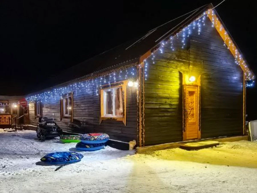 Сауна с бассейном