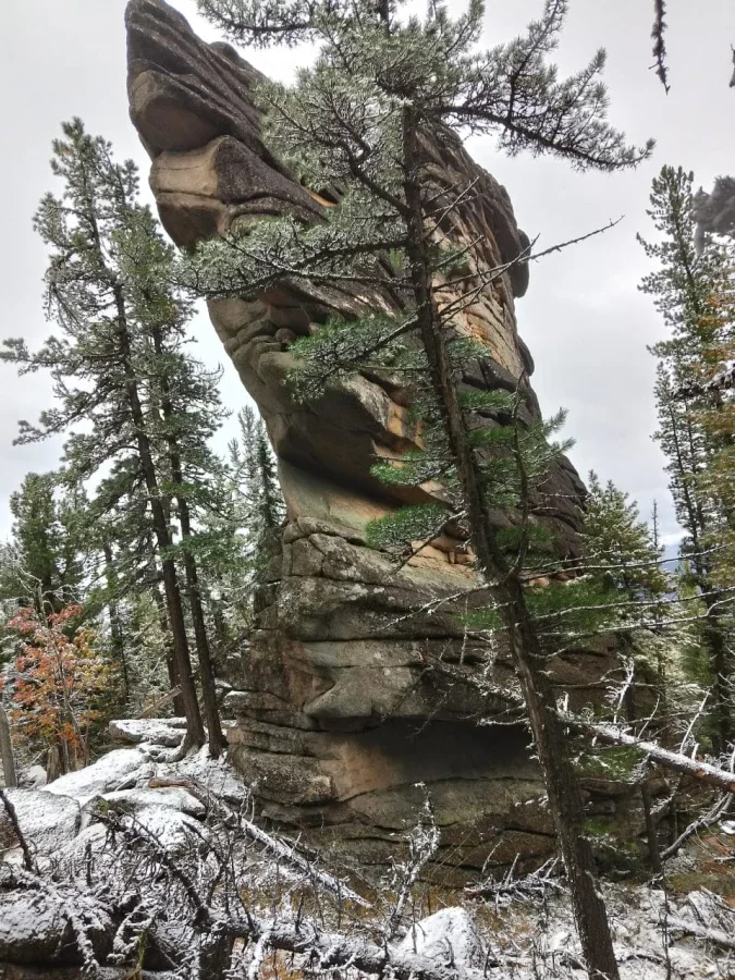 Зимняя фотография базы