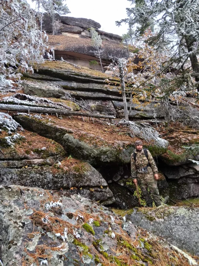 Зимняя фотография базы