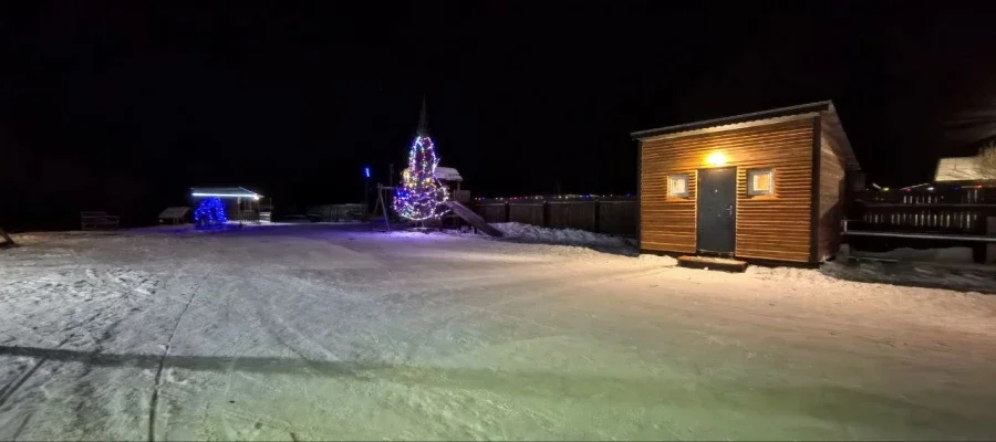 Зимняя фотография базы